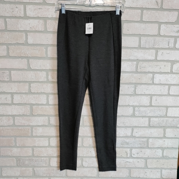 J Jill Womens Ponte Leggings Charcoal NWT Sz XS - Picture 1 of 8